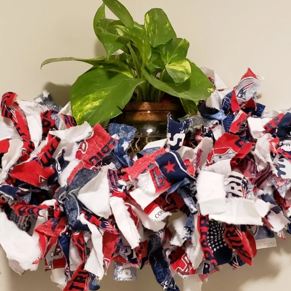 NFL Christmas- Garland -Holiday 8 foot handmade Christmas color: Multi-color